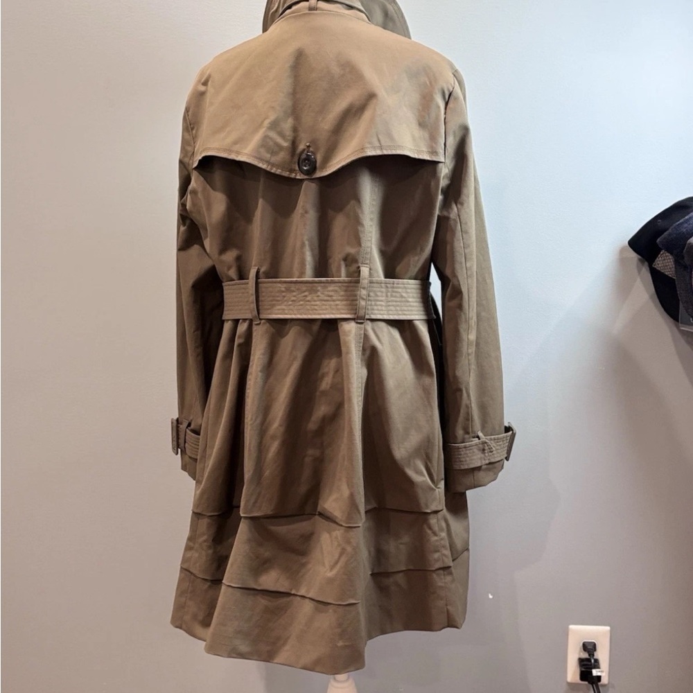 Blanc Noir Classic Khaki Trench Coat - Picture 6 of 8